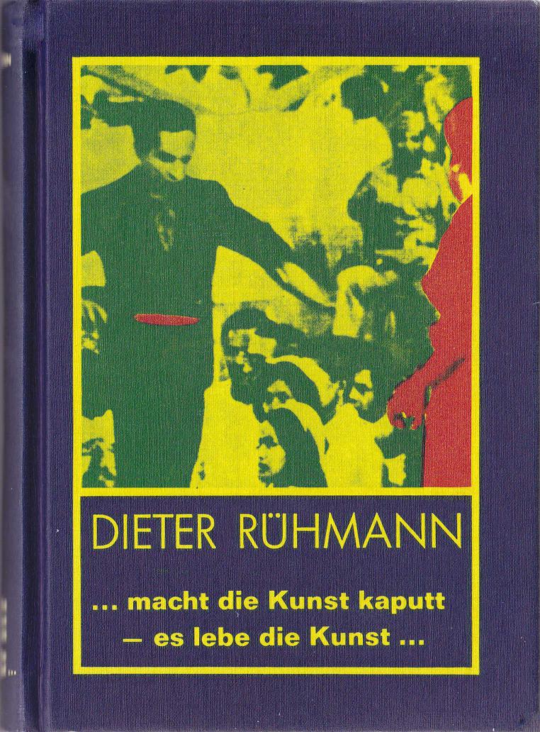Titelbild: Messerstccher. Mordanschlag auf Imielda Marcos, die dabei an den Händen und Armen verletzt wurde. Der Attentäter wurde Sekunden später erschossen. | Dieter Rühmann ... macht die Kunst kaputt – es lebe die Kunst .... Hrsg. von Michael Järnecke. Issendorf: Verlag und Druckerei Michael Järnecke, 1984.