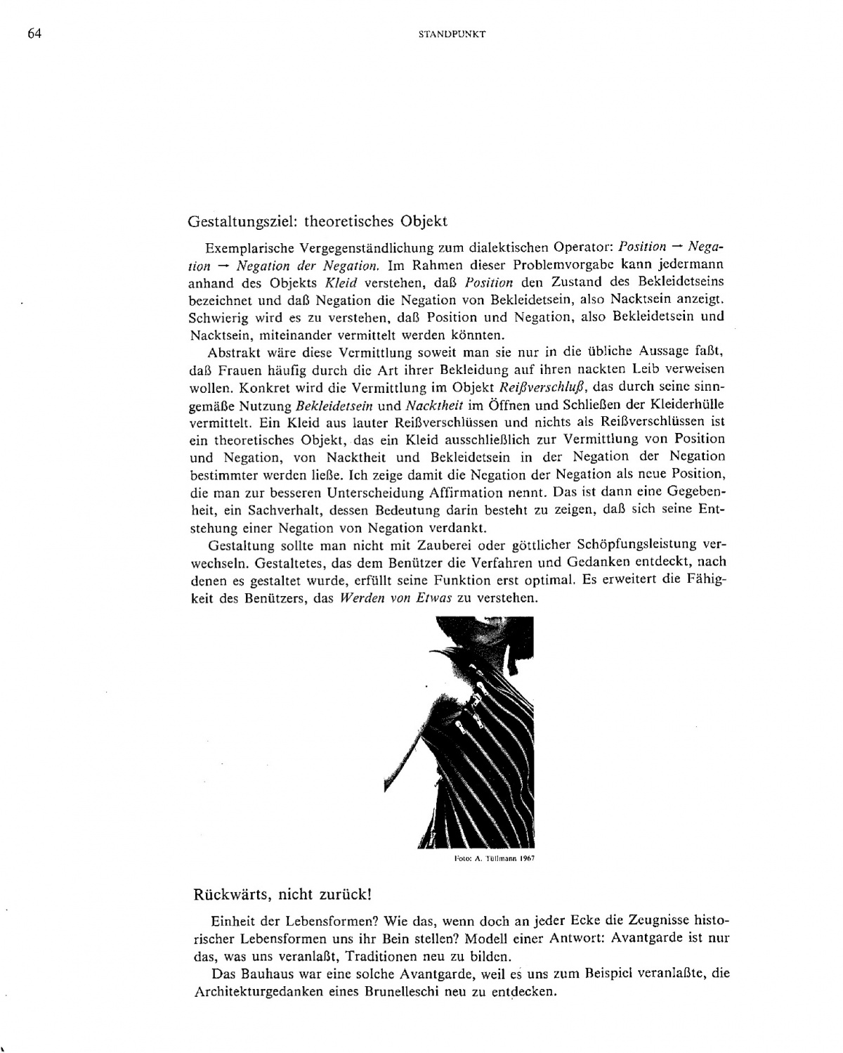 Sozio-Design (Bildessay). In: Design ist unsichtbar. Wien 1981, S. 64