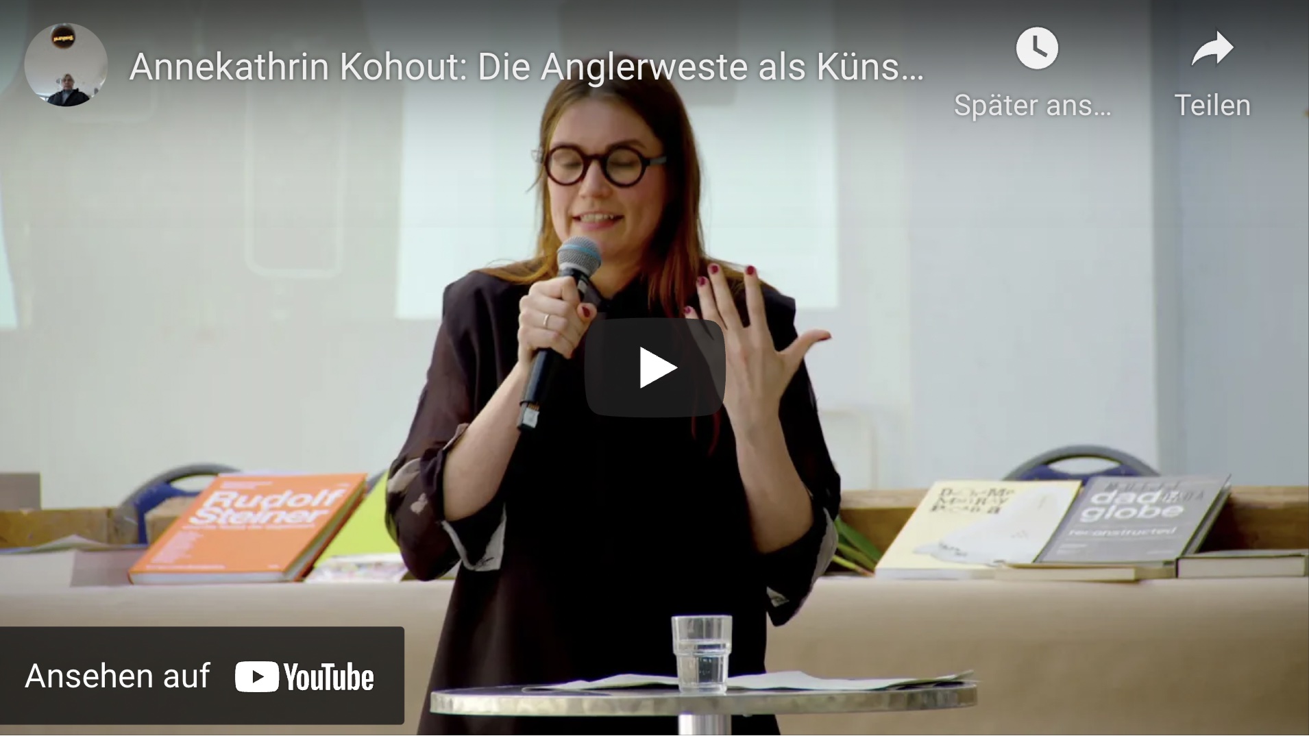 Annekathrin Kohout: Die Anglerweste als Künstleruniform