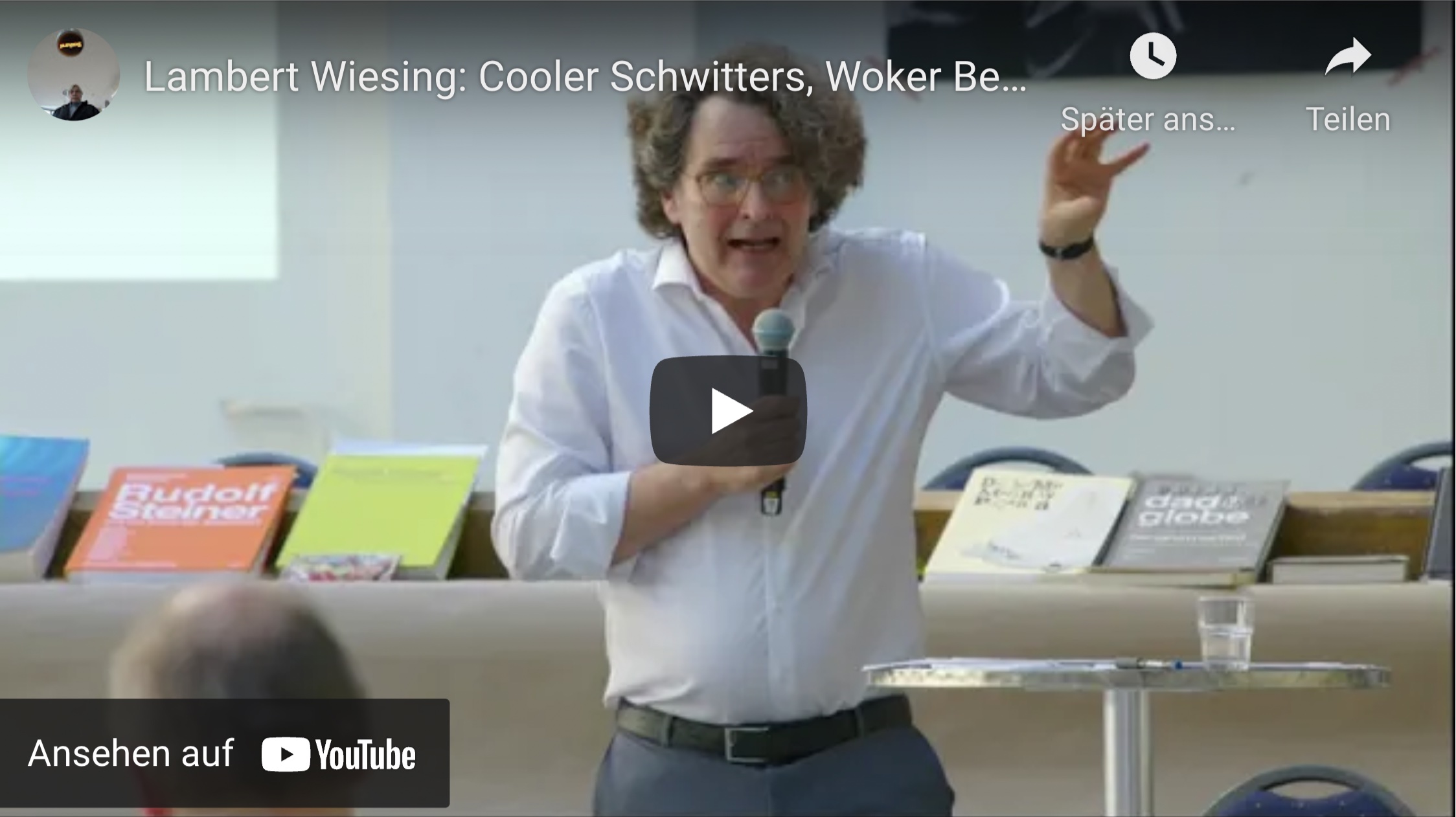 Lambert Wiesing: Cooler Schwitters, woker Beuys. Stile der ästhetischen Weltverbesserung
